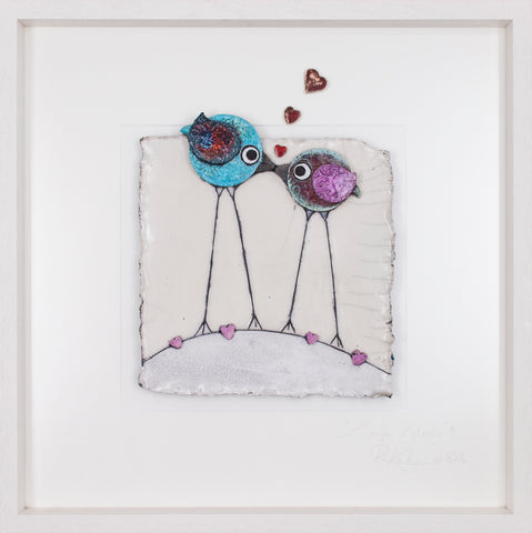 Love Birds (js13) STUDIO CLEARANCE SPECIAL!! Lrg